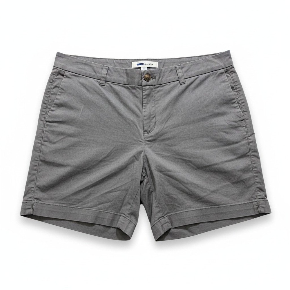 Old Navy 16 Gray Everyday Chino Shorts Womens NWT Coastal Casual‎ Summer Stretch